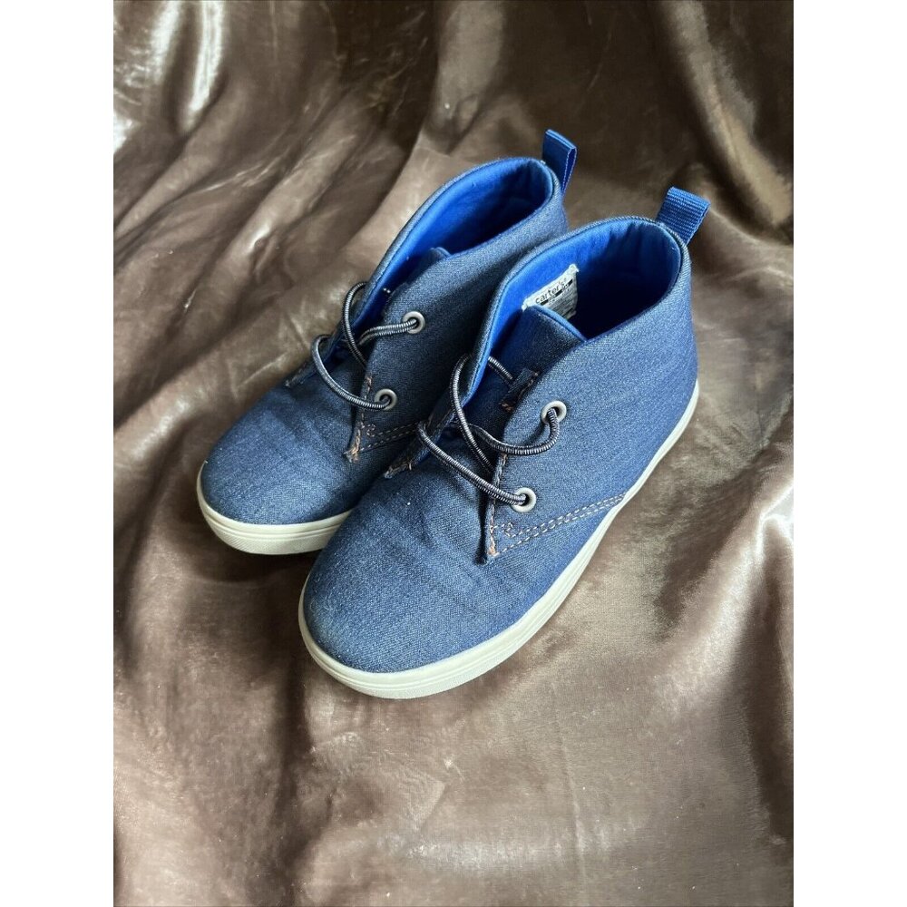 Carters Toddler Boy's Shoes Denim Blue, Size 11